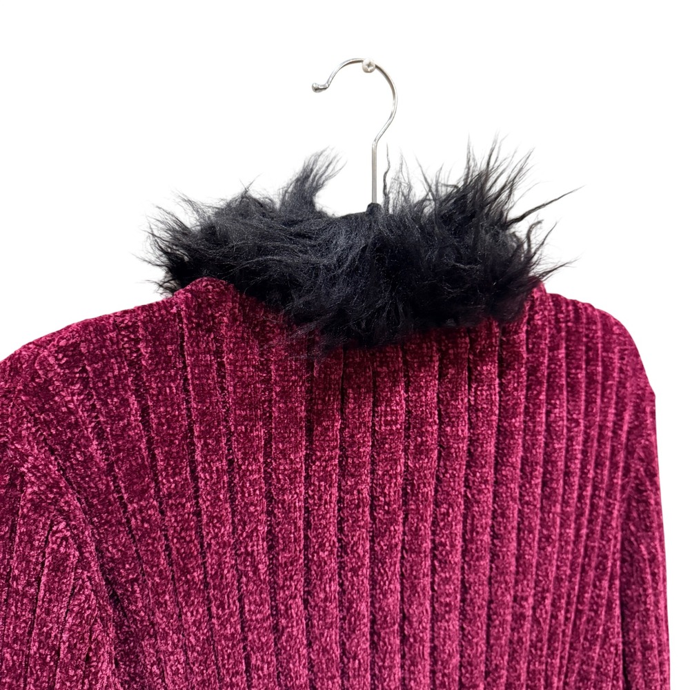 Dolls Kill Current Mood Sz L/XL Dark Romantic Penny Lane Style Duster Chenille - Picture 8 of 11
